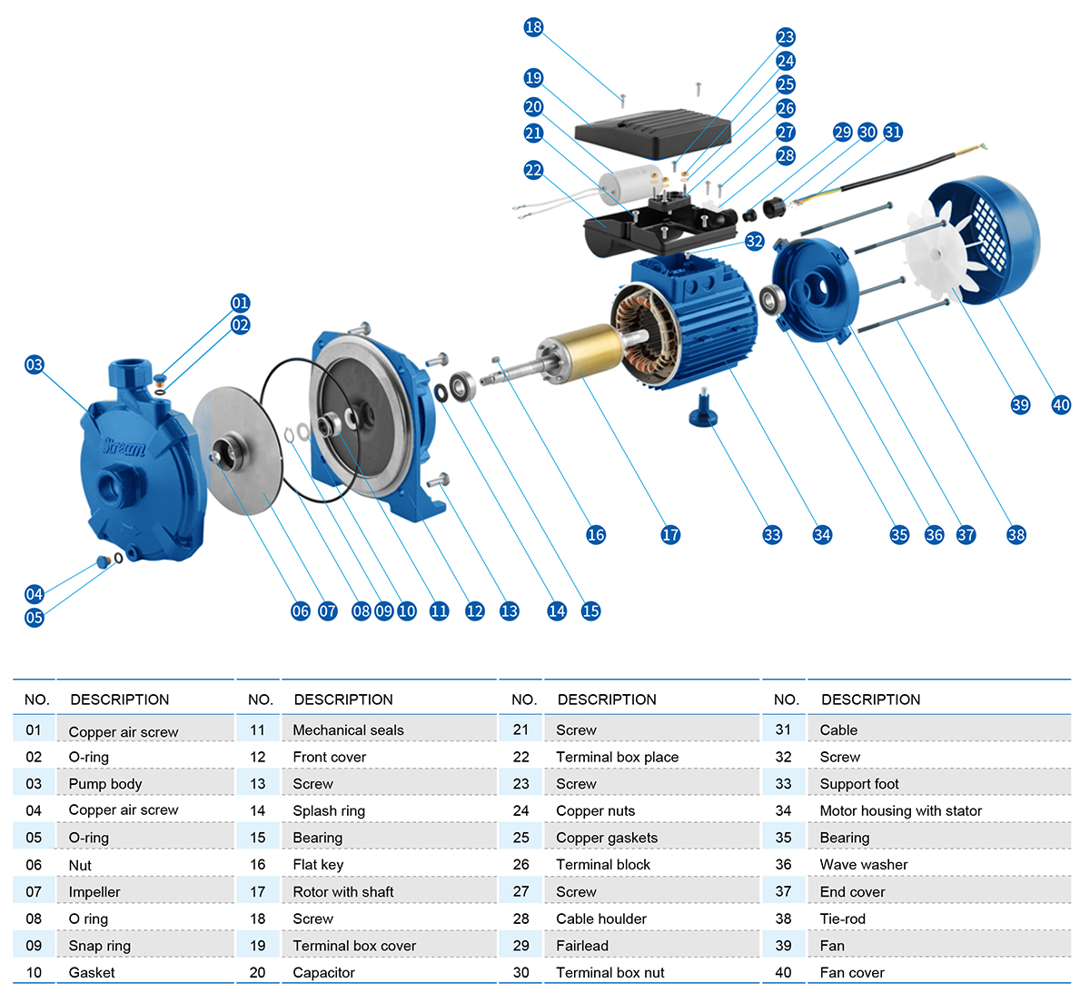 Cast Iron Centrifugal Pump — SCP series